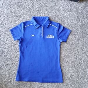 Under Armour Blue Short Sleeve Polo